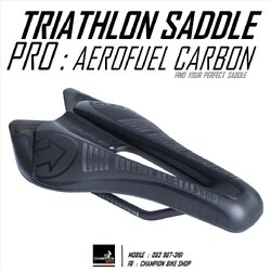 เบาะจักรยานไตรกีฬา PRO : AEROFUEL CARBON TT / TRIATHLON SADDLE