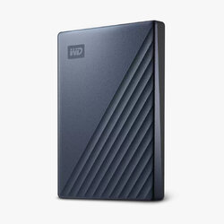 WD My Passport Ultra HDD Type-C 2TB 4TB External Harddisk ฮาร์ดดิสพกพา ฺBlue สีน้ำเงิน , USB 3.1 and USB Type C Western Digital
