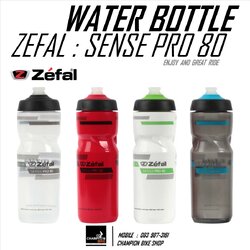 ขวดน้ำจักรยาน ZEFAL : SENSE PRO 80 WATER BOTTLE 800 ml. รวม 4 สี