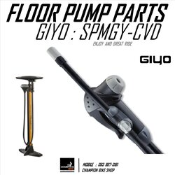 อะไหล่หัวสูบลมจักรยาน GIYO : CVD CLEVER VALVE FLOOR PUMP PARTS