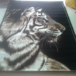 พรมทอลาย ลายเสือ