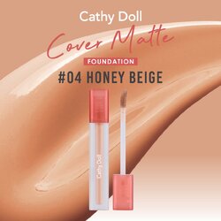 Cathy Doll Cover Matte Concealer 2.4G #04 HONEY BEIGE คอนซีลเลอร์เคที่ดอลล์ คัฟเวอร์แมทท์คอนซีลเลอร์ 2.4G สี 04 HONEY BEIGE