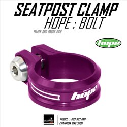 รัดหลักอาน ขนาด 36.4 HOPE : SEATPORT CLAMP สีม่วง