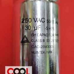 แคปเครื่องซักผ้า/คาปาซิเตอร์เครื่องซักผ้า ซัมซุง/แอลจี 30 uf.