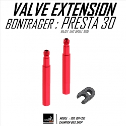 ต่อวาล์วยางในจักรยาน BONTRAGER : PRESTA VALVE EXTENSION 30mm.