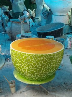 ชุดโต๊ะเก้าอี้หมูเมล่อน