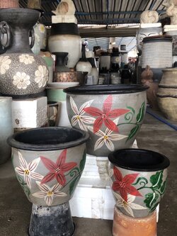 กระถามชุด 3 ใบ