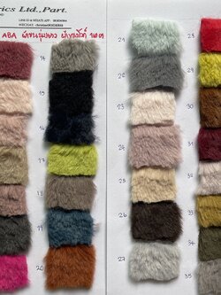 ผ้าขนมิ้งค์ ผ้าABA 10-12 มม ผ้าขนยาวนุ่ม ผ้าขนสัตว์ ผ้าขนเฟอร์ ผ้าขนฟรุ้งฟริ้ง ผ้าทำตุ๊กตาหมีน่ารัก ผ้าทำหมอน หน้า 62"