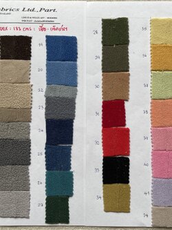 ผ้าไมโคร สแปนเด็ก micro polar fleece spandex เสื้อแจ็กเกต เสื้อคลุม ชุดนอน ผ้าทำตุ๊กตา หมอน ผ้าห่ม หน้า 75"