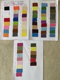 ผ้าไนเลต ผ้าซับใน ผ้ารองชั้นใน Lining สำหรับรองเท้าหนัง รองเท้าผ้าใบ กระเป๋าผ้า กระเป๋าหนัง นำ้หนักผ้า 200 grams/yard 62/63 นิ้ว หน้ากว้าง