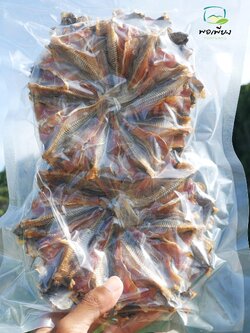 ปลาหัวโม่งแห้ง 1แพค 10 วง