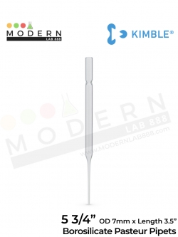 5 3/4" Borosilicate Pasteur Pipets (250ชิ้น/กล่อง)
