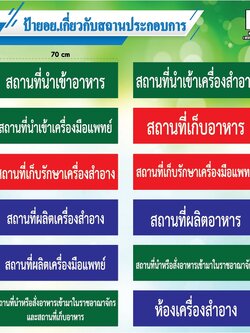 ป้ายมาตราฐาน อย.