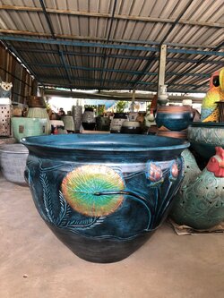 อ่างติดใบบัวทรงสูง