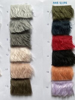 A48 ผ้าขนเฟอร์ยาว เปียก Fox ผ้าบุเฟอร์นิเจอร์ ผ้าหุ้มโซฟา ผ้าพรมปูพื้น ผ้าขนตกแต่งห้อง ผ้าขนทำเสื้อหนาว ผ้าคลุุม ผ้าแฟนซี หน้ากว้าง 1ึ60 ซม ผ้าพรมปูพื้น ผ้าขนตกแต่งห้อง ตกแต่งคอนโด ผ้าขนทำตุ๊กตา ผ้าขนงานพรีเมี่ยม