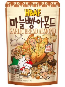 (ห่อใหญ่) Tom's Farm Honey Butter Almond #Honey Butter Almond อัลมอนด์เกาหลี ทอมส์ ฮันนี่ บัตเตอร์ ขนมถั่วอัลมอนด์ อัลมอนด์อบสไตล์เกาหลี Toms HBAF รสขนมปังกระเทียม 190g