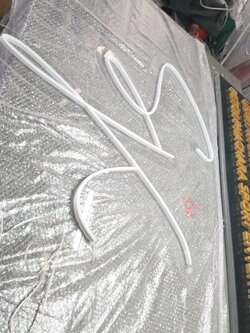 ป้ายไฟนีออนFlex แสงสีขาว