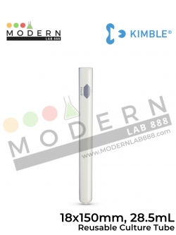 18x150mm, 28.5mL หลอดทดลองแบบใช้ซ้ำ / REUSABLE CULTURE TUBES