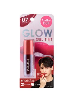 Cathy Doll Glow Gel Tint 2.4G #07 WONDER RED เคที่ดอลล์ ลิปทินท์เนื้อฉ่ำ โกลว์เจลทินท์ 2.4G สี 07 WONDER RED