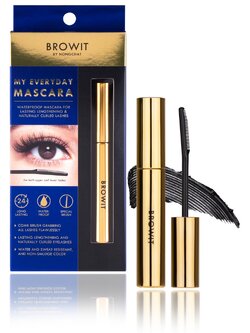 Browit ByNongchat My Everyday Mascara 5.5G #ENDLESS NIGHT มาสคาร่า บราวอิท น้องฉัตร มายเอเวอรี่เดย์มาสคาร่า 5.5G #เอนด์เลสไนท์ มาสคาร่าสูตรกันน้ำ มาพร้อมแปรงหวี