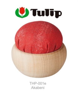 หมอนปักเข็มหมุด Tulip Akabeni3 THP001e สีแดง