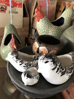 ชุดกระถางแคนตัสครอบครัวนก