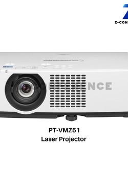 Projector Panasonic PT-VMZ51 (Laser/5,200 lm/ WUXGA) projector , โปรเจคเตอร์ , เครื่องฉายโปรเจคเตอร์ , โปรเจคเตอร์ดูหนัง , เครื่องโปรเจคเตอร์