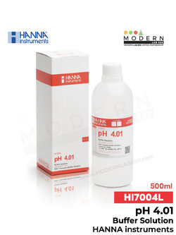 HI7004L pH 4.01 Buffer Solution, HANNA, 500ml