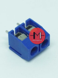 Screw Terminal Block KF301-2P สีน้ำเงิน Connector 5mm 16A 300V