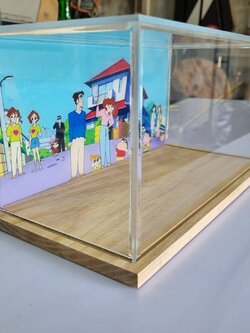 กล่องโมเดลอะคริลิคชินจัง ขนาด 29x14 cm