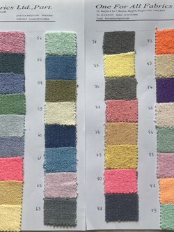 M210D ผ้าขนหนู เนื้อแน่นเส้นหนา terry towel 80/20 polyester/cotton น้ำหนัก 250 gsm ผ้าทำเสื้อคลุม bathrobe ผ้าเช็ดผม เนื้อด้านน่มนวล ซับน้ำดี หน้าผ้า 6ุ0 inches"