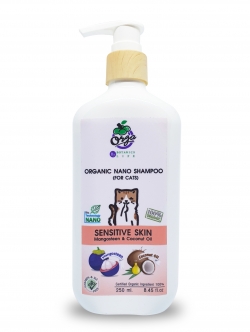 แชมพู สำหรับแมว (มังคุด+มะพร้าว) ขนาด 250 ml.