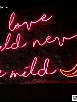 ป้ายไฟนีออน LED #อะคริลิคใสรองหลัง