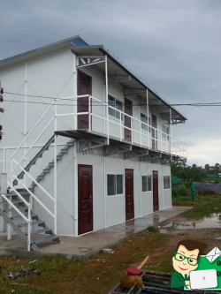 ผลงาน ห้องพัก 6 ห้อง สองชั้น (3.6x3.6 m.)