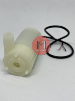 ปั๊มน้ำขนาดเล็ก 3v-5v DC สีขาว แนวนอน