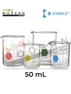 50ml. บีกเกอร์ทรงเตี้ยหลากสี / 50ml. Colorware Low Form Griffin Beakers