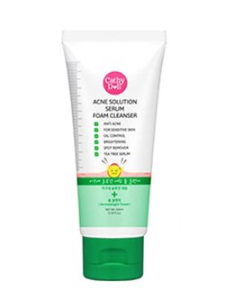 Cathy Doll Acne Solution Serum Foam Cleanser 100 ml. โฟมล้างหน้า เคที่ดอลล์ แอคเน่โซลูชั่นเซรั่มโฟมคลีนซิ่ง ลดมัน ป้องกันสิว 100 มล.