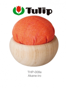 หมอนปักเข็มหมุด Tulip Akane-iro3 THP008e สีส้มแสด