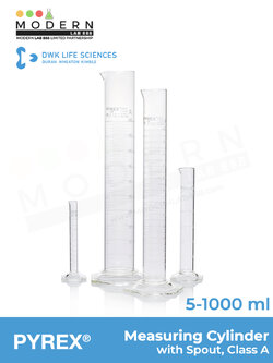 กระบอกตวง / Cylinders with Spout, Measuring, Class A, PYREX