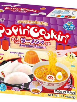 Kracie ขนมทำเอง DIY ฝึกสมาธิ เสริมจินตนาการ ขนมทำมือ ของเล่นกินได้ นำเข้าจากญี่ปุ่น #ชุดทำราเมง