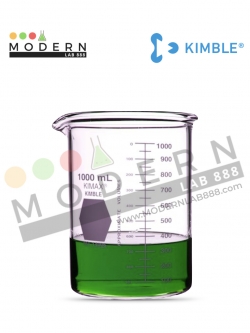 1000ml. บีกเกอร์ทรงเตี้ยแบบหนา / 1000ml. Low Form Heavy Duty Beakers