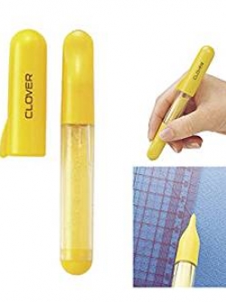 Clover 24-035ชอลค์ ขีดผ้าชนิดแท่งสีเหลือง ชอลค์ ขีดผ้าชนิดแท่งแบบเติมผงชอล์ค สีเหลือง