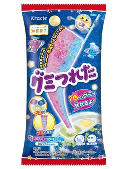 Kracie Gumi tsureta ขนมทำเอง DIY ฝึกสมาธิ เสริมจินตนาการ ขนมทำมือ ของเล่นกินได้ นำเข้าจากญี่ปุ่น #สายไหม2รส