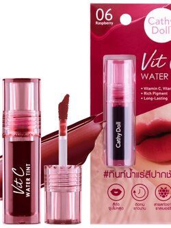 Cathy Doll Vit C Water Tint 2.7G #06 RASPBERRY ลิปทินท์น้ำแร่ เคที่ดอลล์ วิทซีวอเตอร์ทินท์ 2.7G สี 06 RASPBERRY