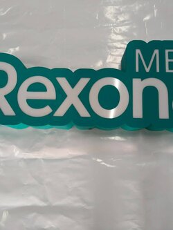 ป้ายกล่องไฟไดคัท Rexona ป้ายไฟโลโก้ไดคัท