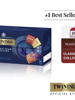 Twinings Classic Teas Collection ทไวนิงส์ ชาอังกฤษ คลาสสิค คอลเลคชั่น ชนิดซอง 2 กรัม แพ็ค 20 ซอง