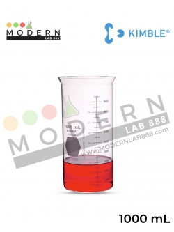 1000ml. บีกเกอร์ทรงสูง "แบบไม่มีปาก" / 1000ml. Tall Form Berzelius Beakers without Spout