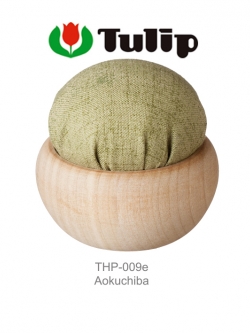 หมอนปักเข็มหมุด Tulip Aokuchiba3 THP009e สีเขียวธรรมชาติ