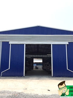 รับสร้างโกดัง นนทบุรี 450 ตร.ม.