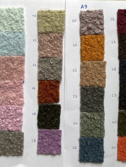 A9 ผ้าสักหลาดเนียนนุ่ม ขนแกะเม็ดกลม Sheep ผ้าบุเฟอร์นิเจอร์ ผ้าหุ้มโซฟา ผ้าพรมปูพื้น ผ้าขนทำเสื้อหนาว ผ้าคลุุม ผ้าแฟนซี หน้ากว้าง 1ึ60 ซม ผ้าพรมปูพื้น ผ้าขนตกแต่งห้อง ตกแต่งคอนโด ผ้าขนทำตุ๊กตา ผ้าขนงานพรีเมี่ยม